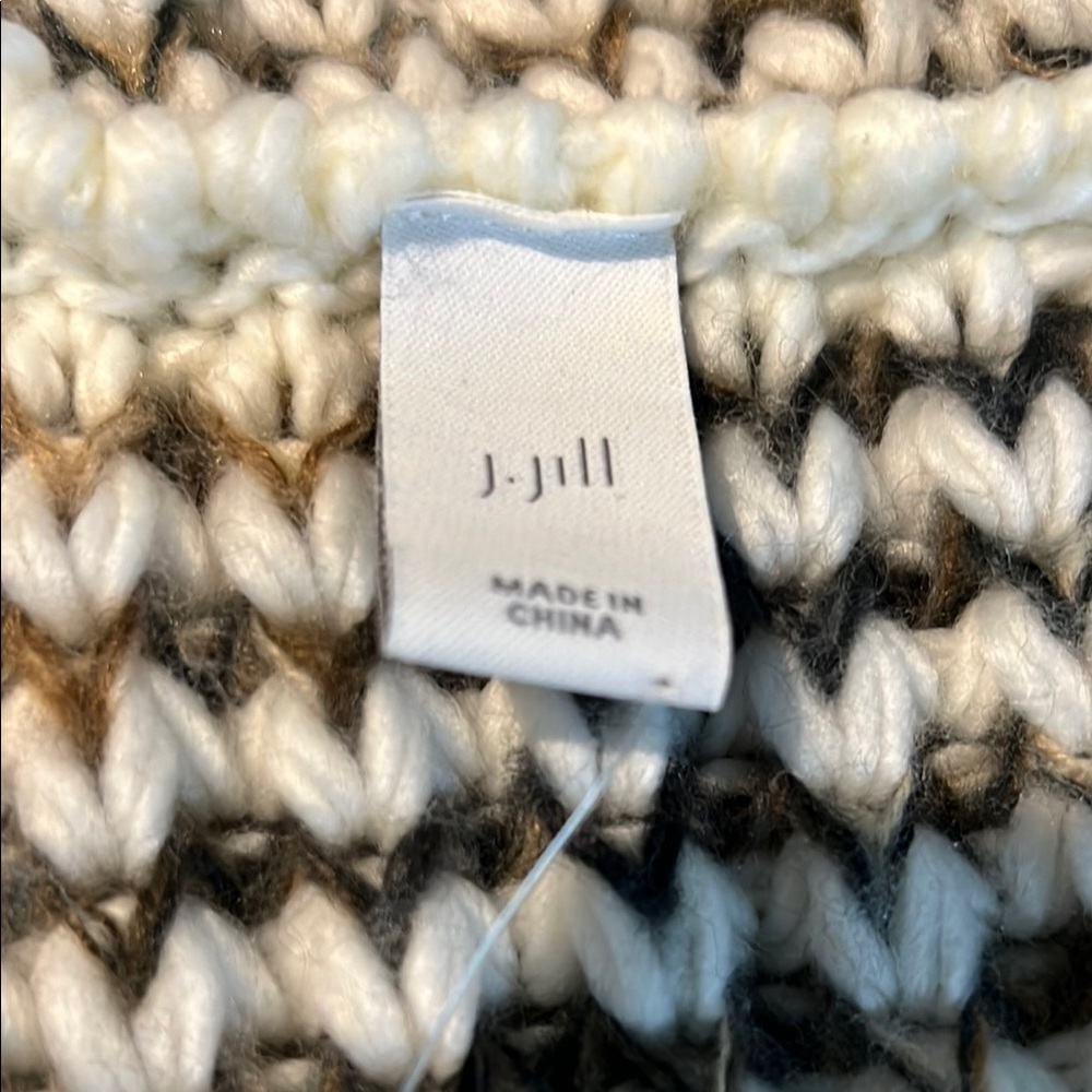 J. Jill Chunky Knit Sweater Infinity Scarf
